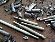 Фото: остатки сварочных электродов